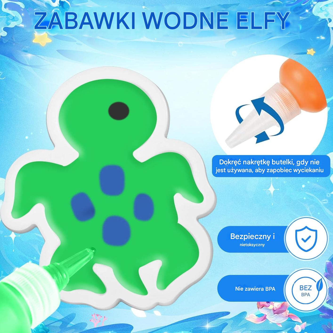 Zestaw Kreatywny Magiczne Wodne Stworki